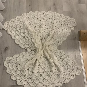 Fluffy Meringue Stitch Baby Blanket Crochet